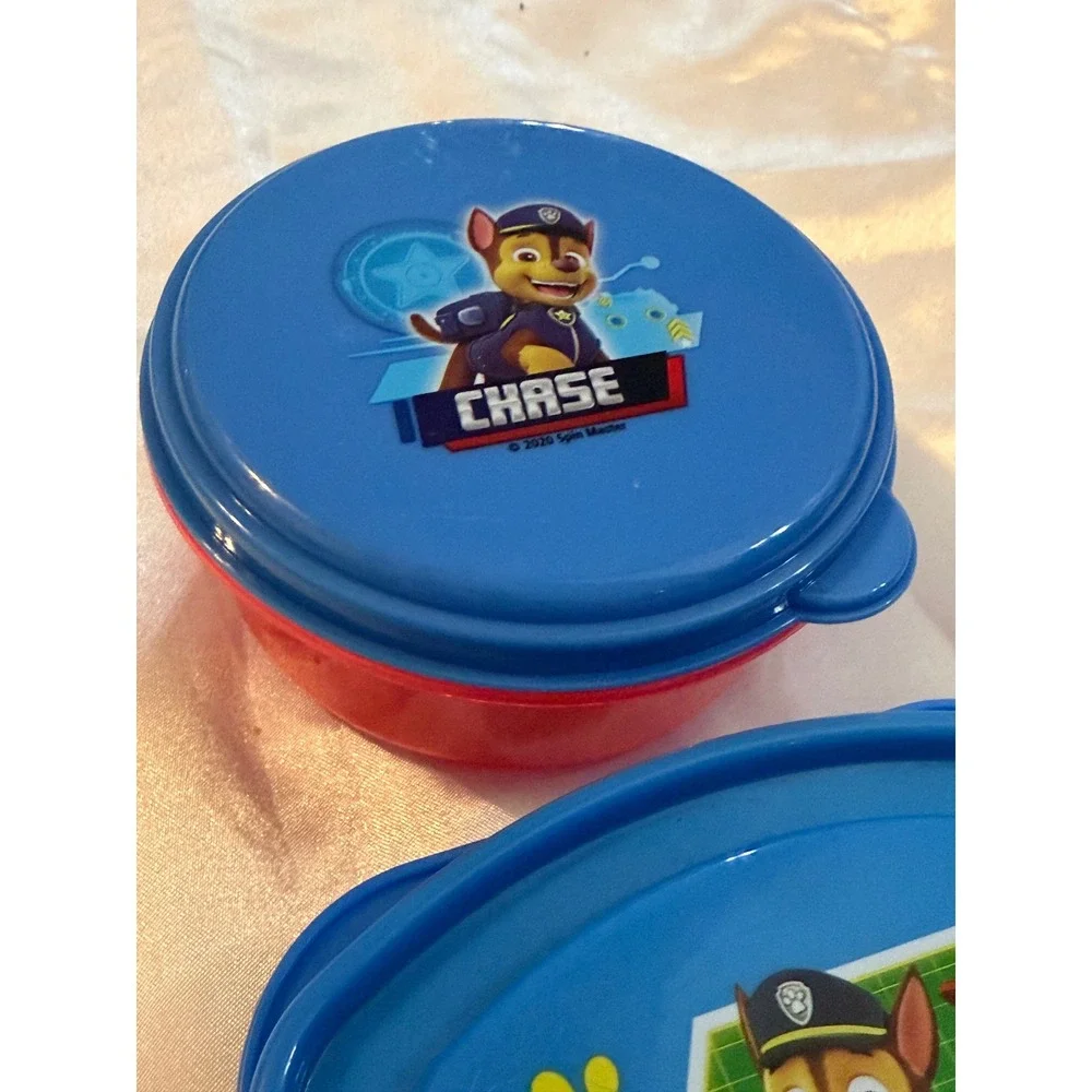 Paw Patrol Sandwich and Snack Container Set Zak Designs Blue Green Red BPA Free